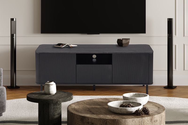 Lage TV stand 140cm Rectangular (Dark brown)