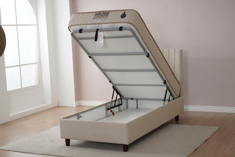 Perla met matras en opbergruimte (Velvet)