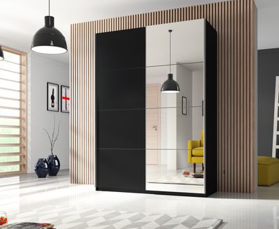 Bety: kledingkast met 2 schuifdeuren met 1 spiegel