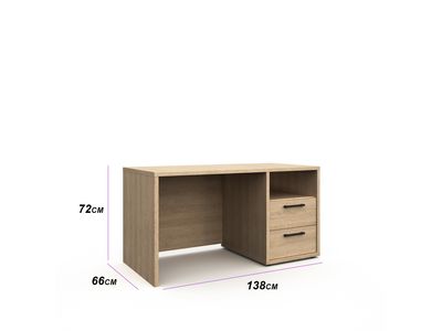 Tessy : Office table with 2 drawer
