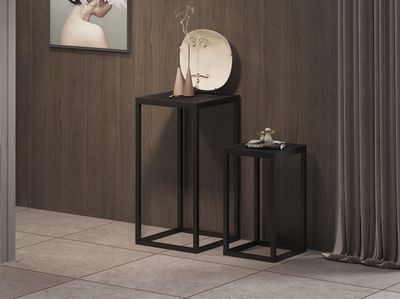Madeire set side tables (Magnolia wood)