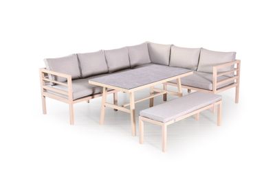 Brooklyn dining lounge set (woodlook)