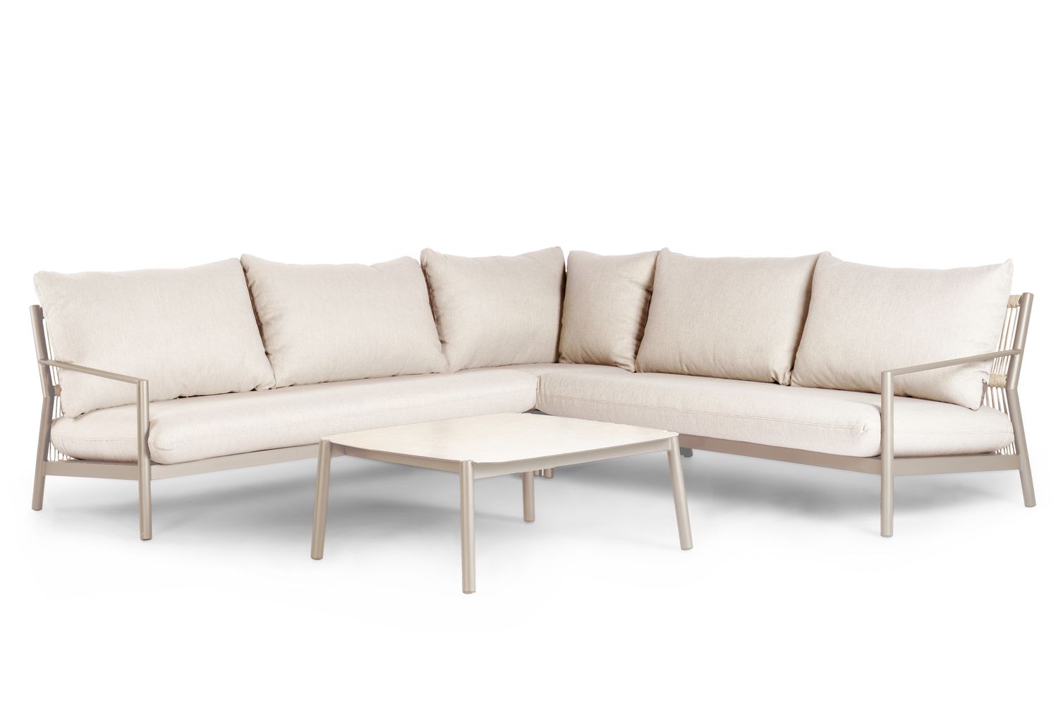 Monty Lounge Corner Set (Champagne)