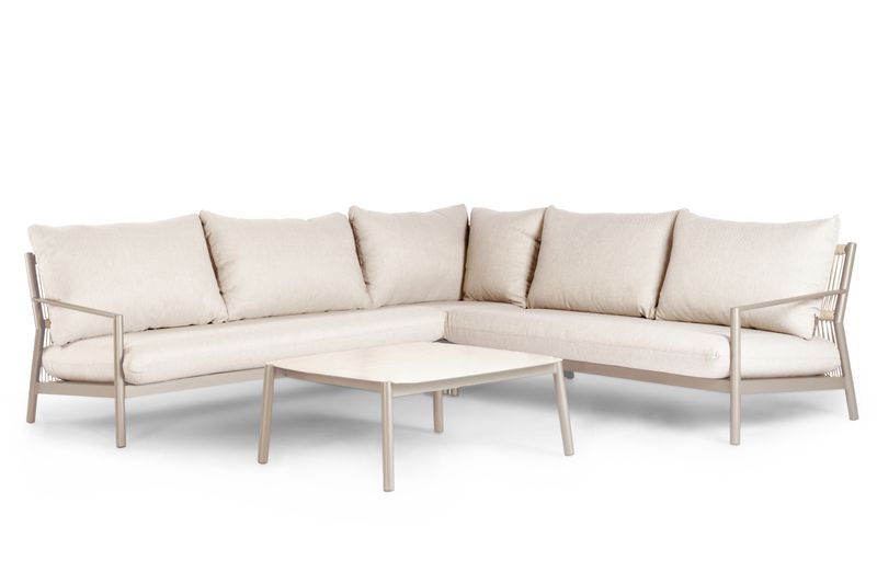 Monty Lounge Corner Set (Champagne)