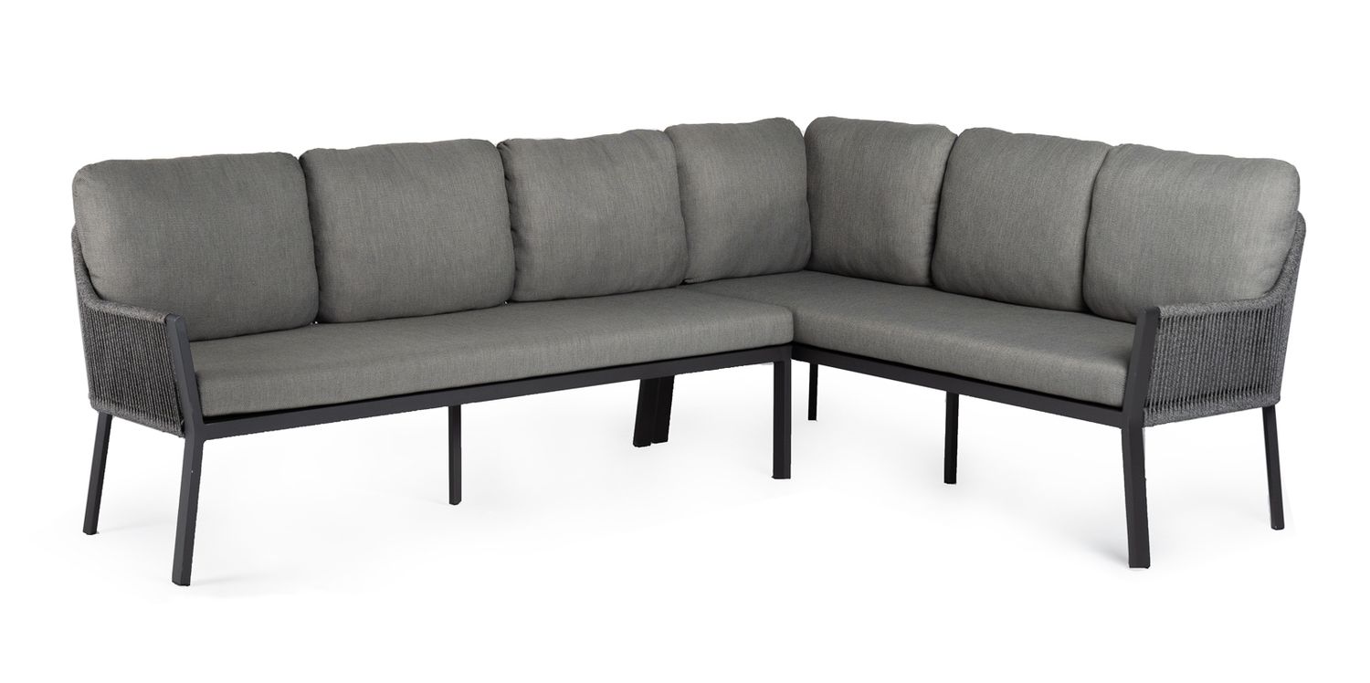 Livia Lounge Dining set (charcoal)