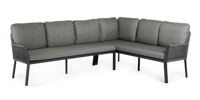 Livia Lounge Dining set (charcoal)
