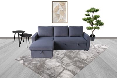 Studio (Velours) avec lit &amp; coffre