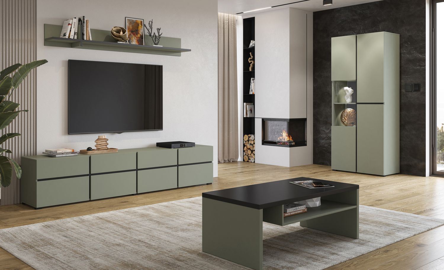 Crossy livingroom (Green)