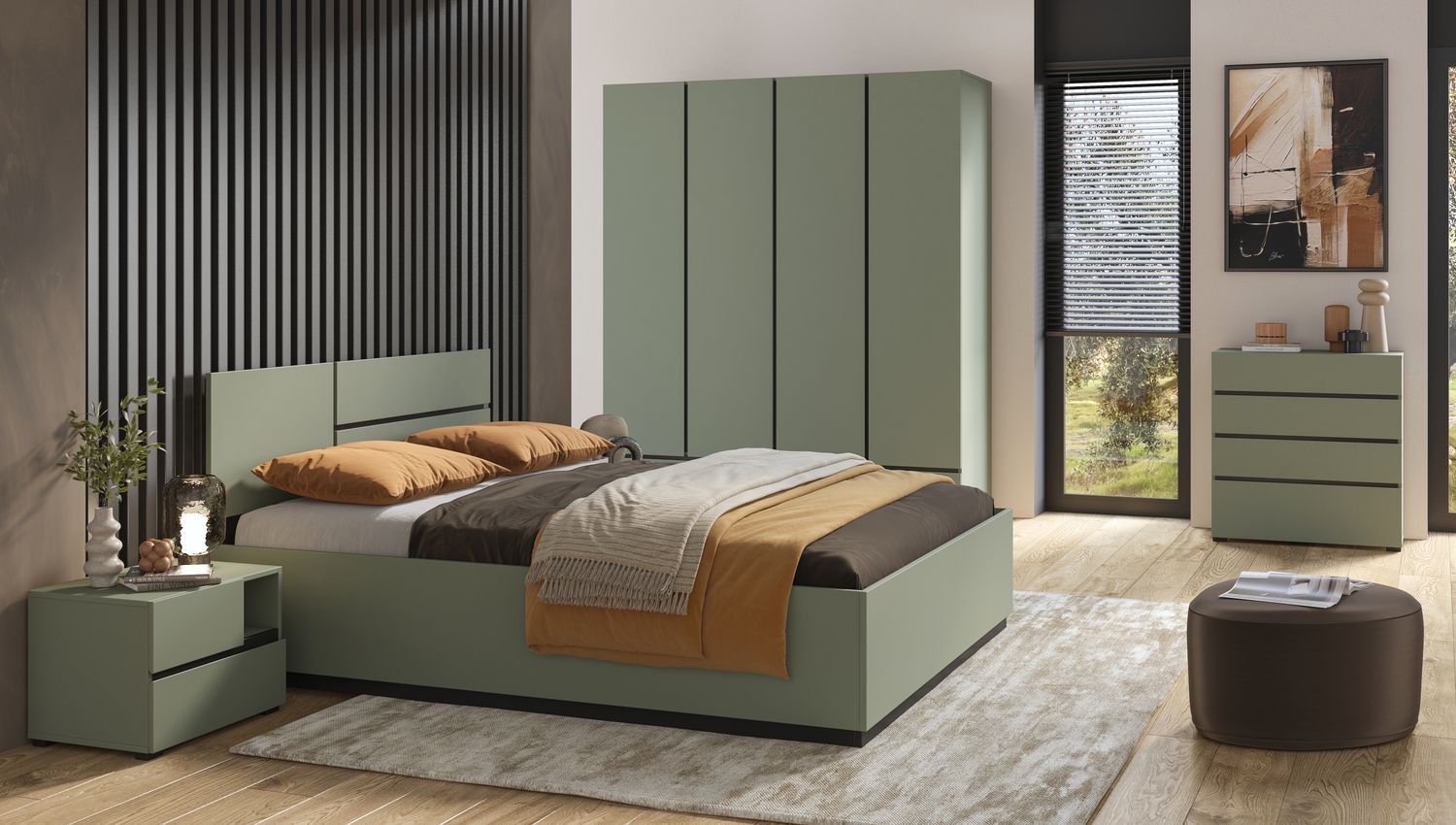 Crossy bedroom (Green)