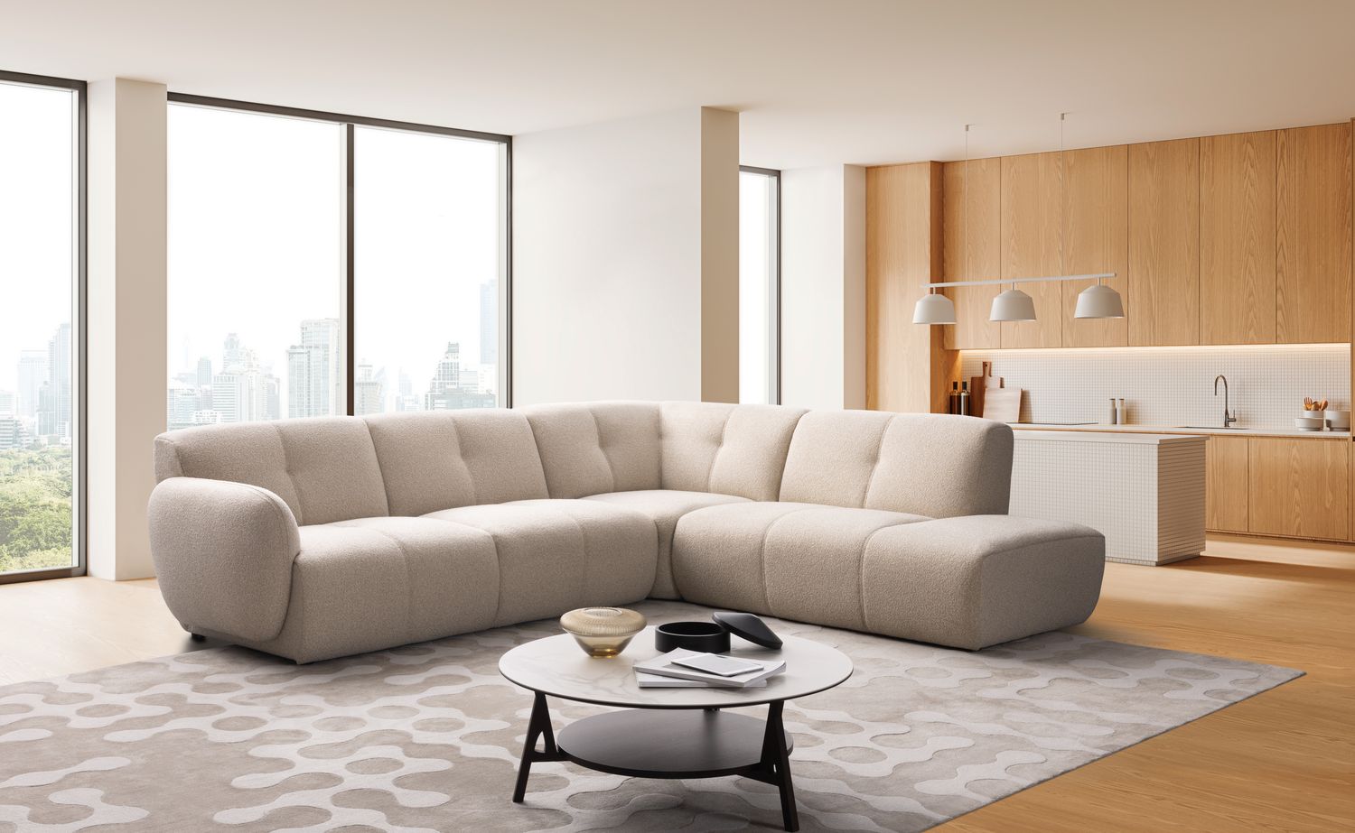 Ciara L (fabric bouclé cream)