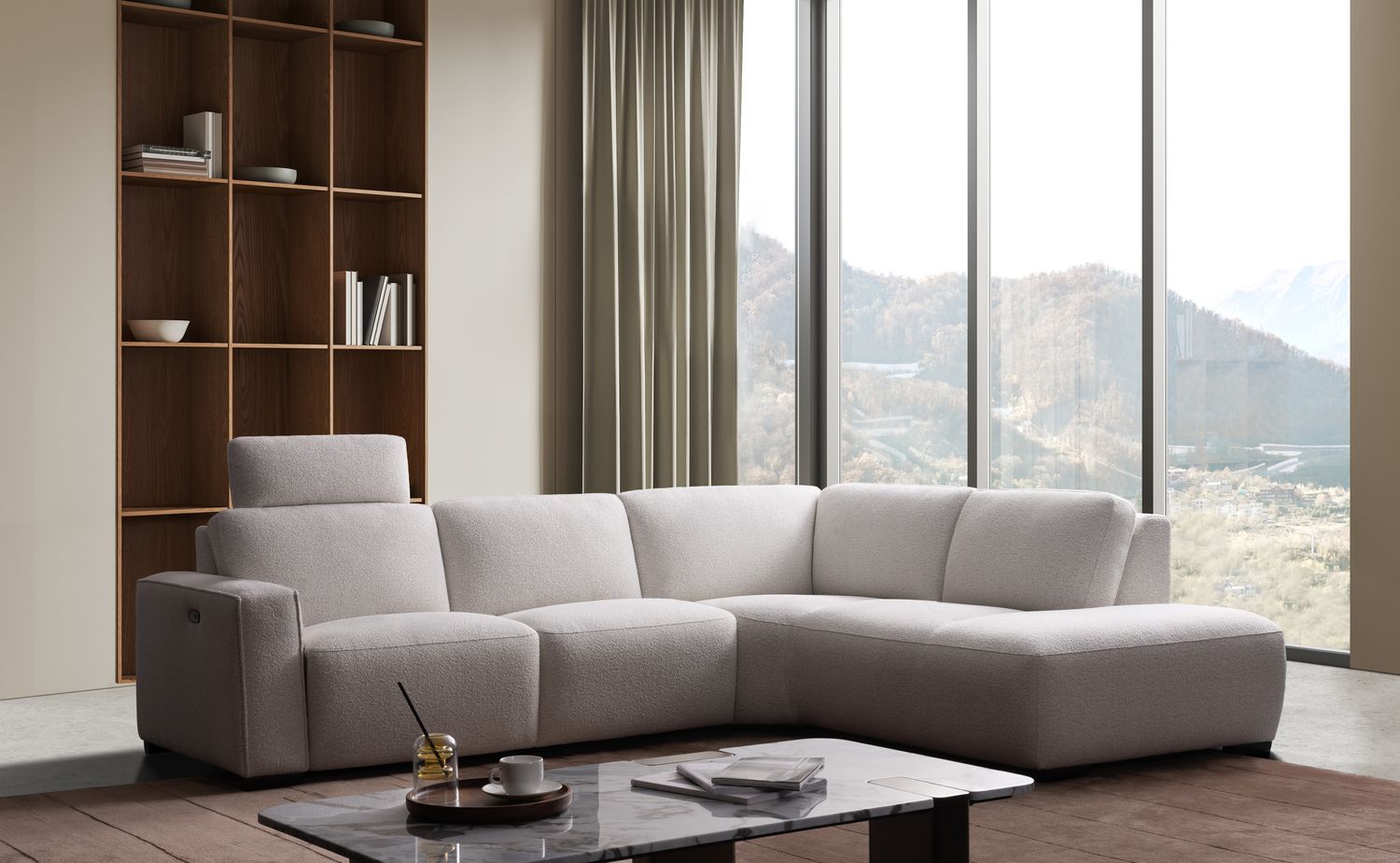 Natalie L : Fabric grey (With 1 electrical relax)