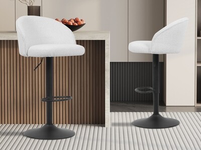 Ary (Fabric bouclé white)