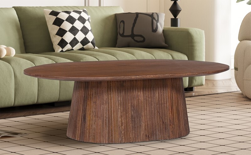 Coffee table : Mige oval (120x70cm)