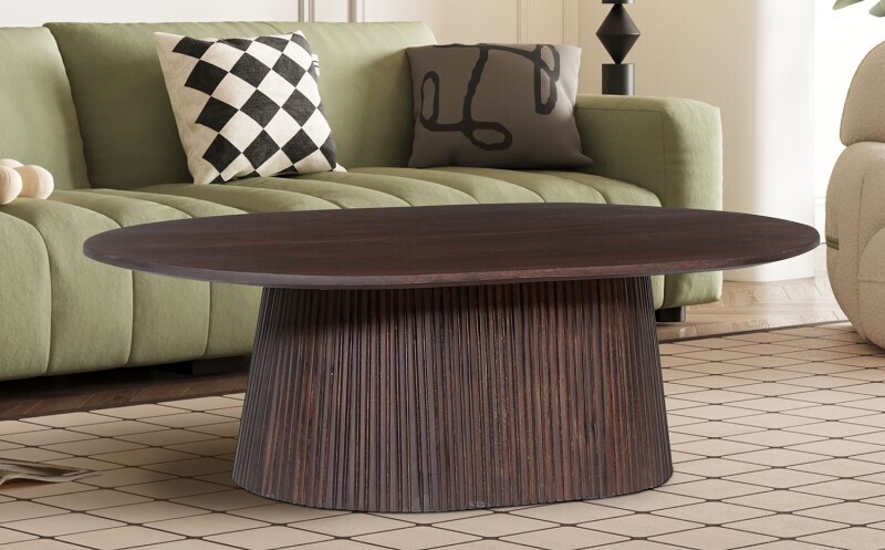 Coffee table : Mige oval (120x70cm)