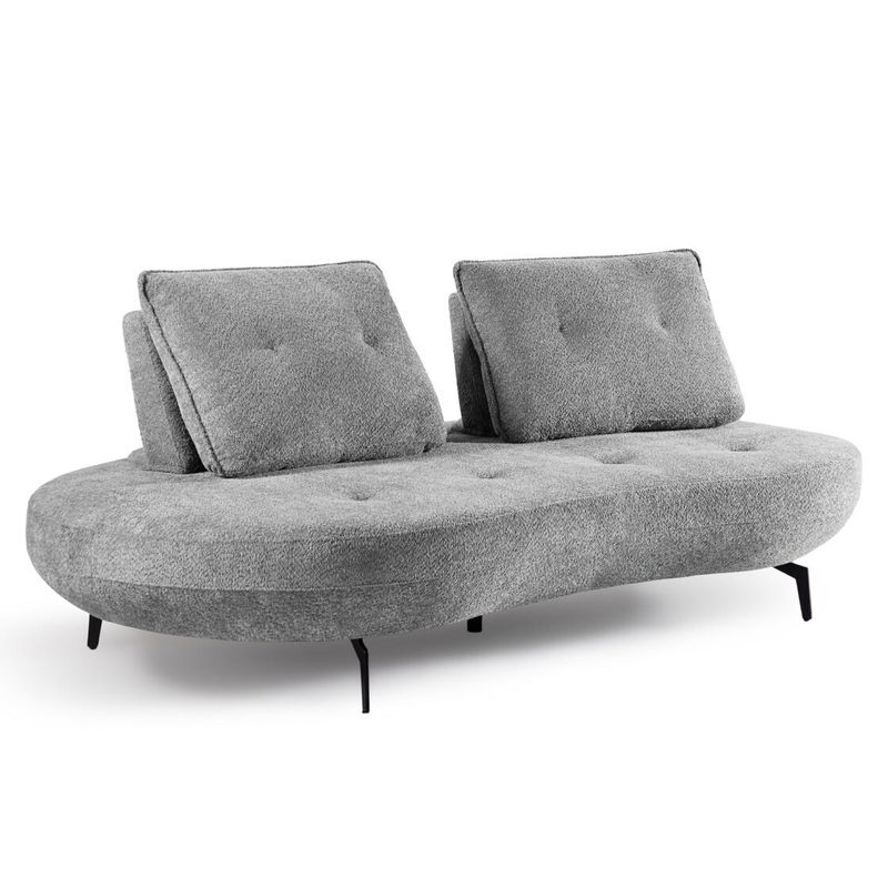 Passy (Fabric bouclé grey)