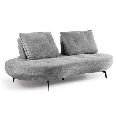 Passy (Fabric bouclé light grey)