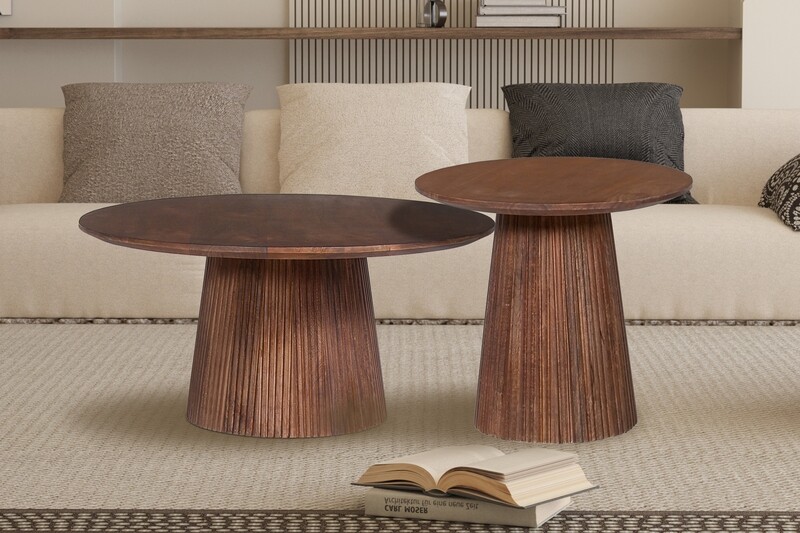 Set Coffee tables : Mige (Ø80+50cm)