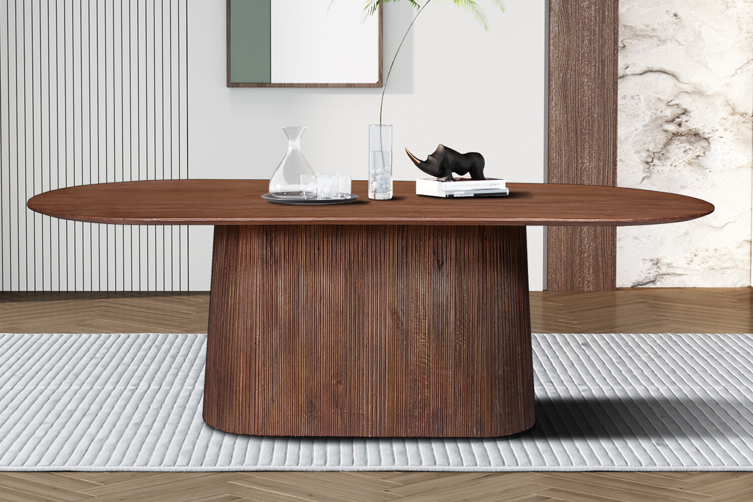 Dining table : Mige oval (230x110cm)