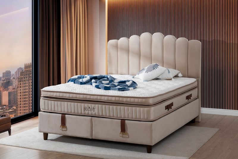 Piramit 160x200cm (Met opbergruimte en matras)