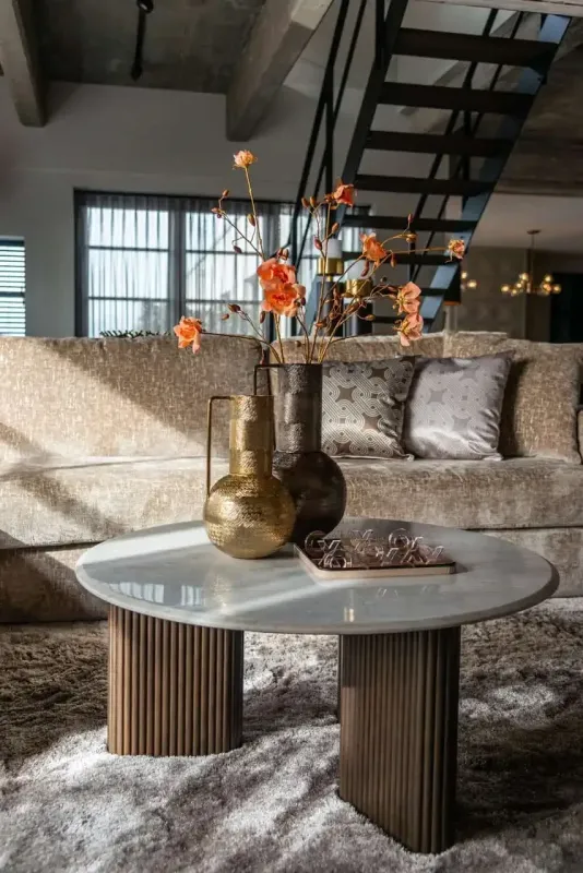 Mayfield coffee table 90Ø cm