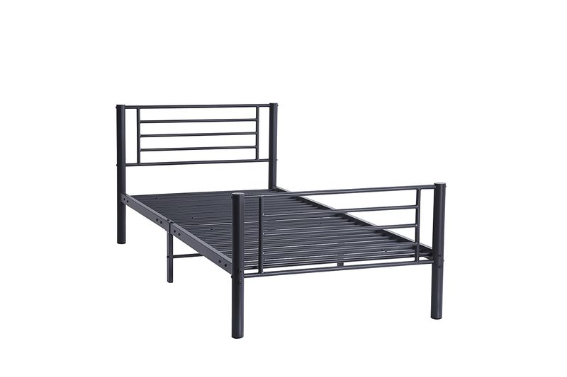 Sam (90x200cm) met metalen lattenbodem
