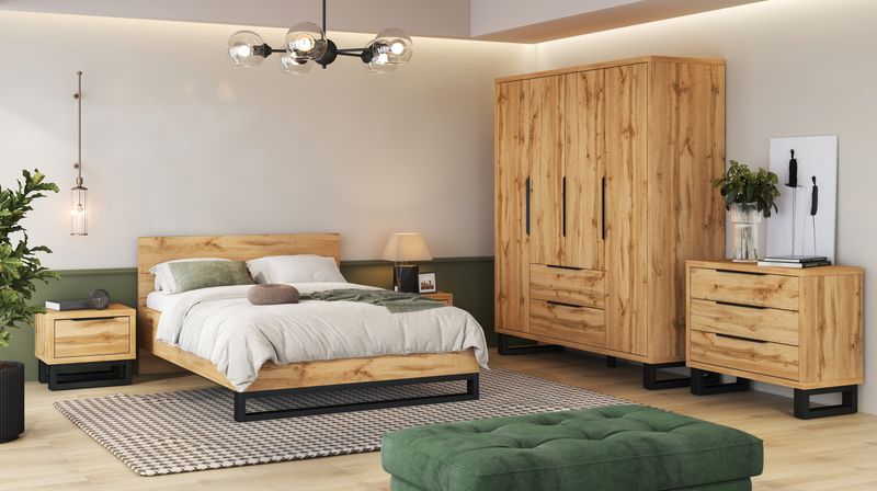 Slaapkamer : Hally (Effect hout Wotan)