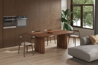 Dining table : Jan 200x100cm (Mango wood light brown)