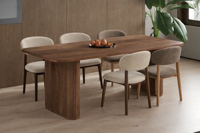 Dining table : Jan 200x100cm (Mango wood light brown)