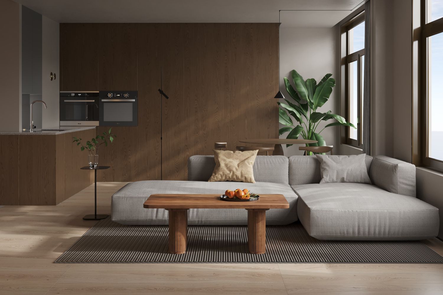 Coffee table : Jan 120x60cm (Mango wood light brown)