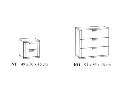 Arthi : chest with 3 drawers