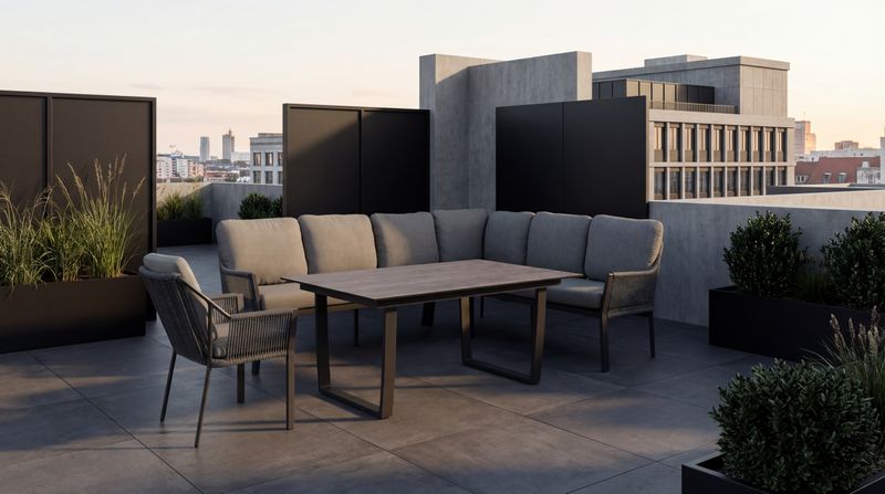 Livia Lounge : hoek (charcoal)