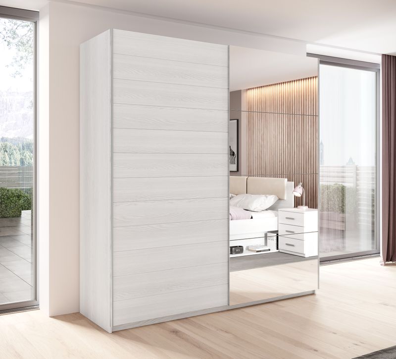 Galaxy armoires 270cm (Blanc Chêne)