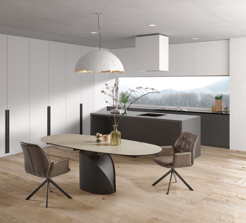 Dining table : Cerra oval (140-220x99cm)