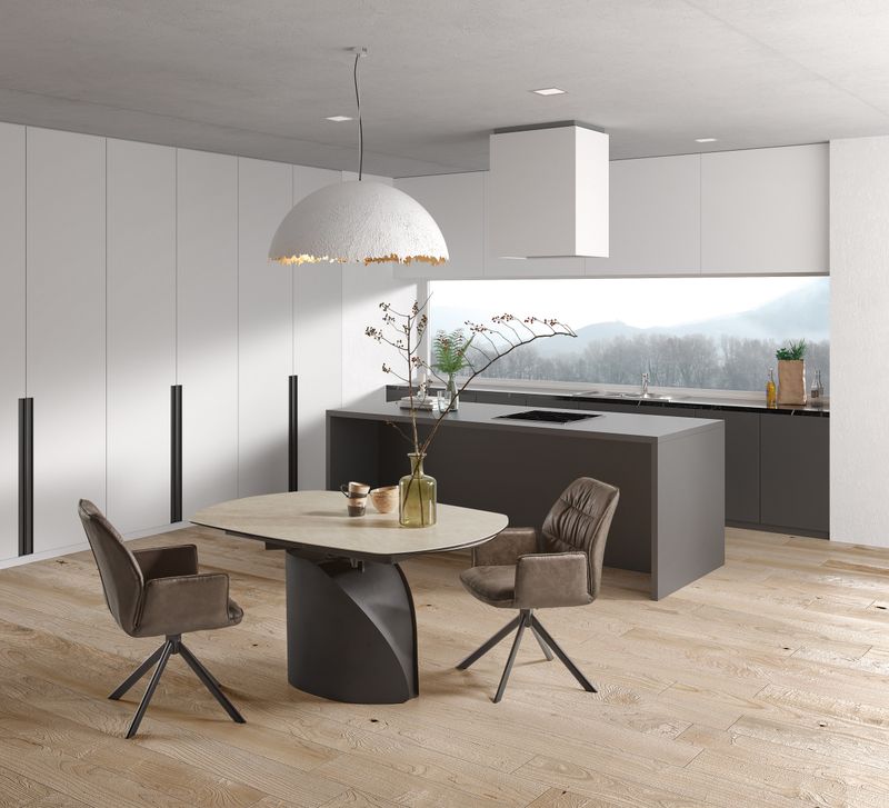 Table à manger : Cerra ovale (140-220x99cm)