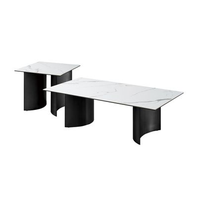 Napoli set (2pcs) : coffee table + side table (ceramic)