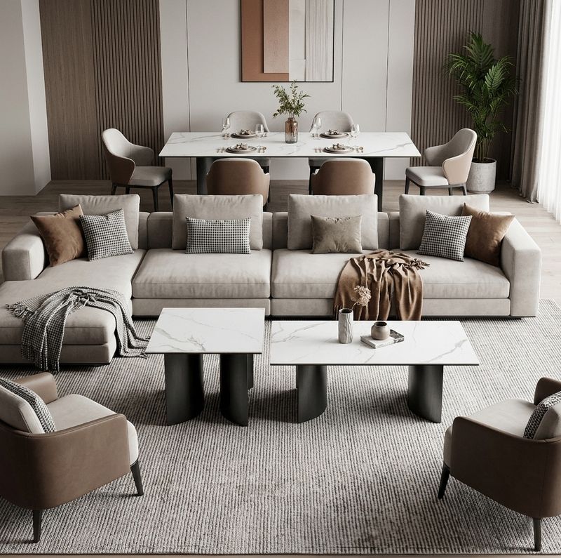 Napoli : dining table 180x90cm (ceramic)