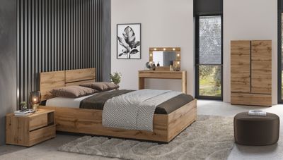 Crossy bedroom (effect wood Wotan)
