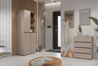Crossy hallway (Taupe congo)