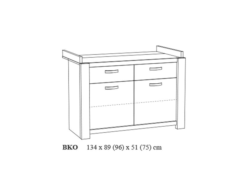 Amalia Commode (Artisanal Oak)