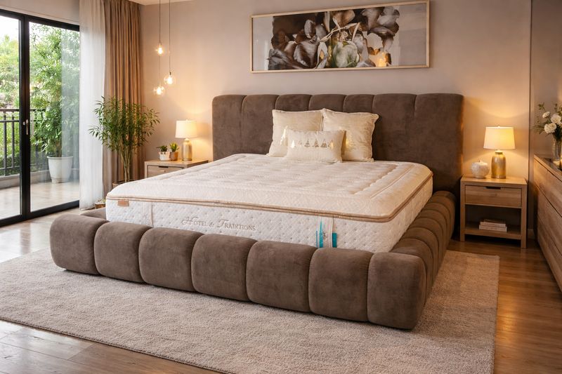 Bed Enzo with slatted and storage