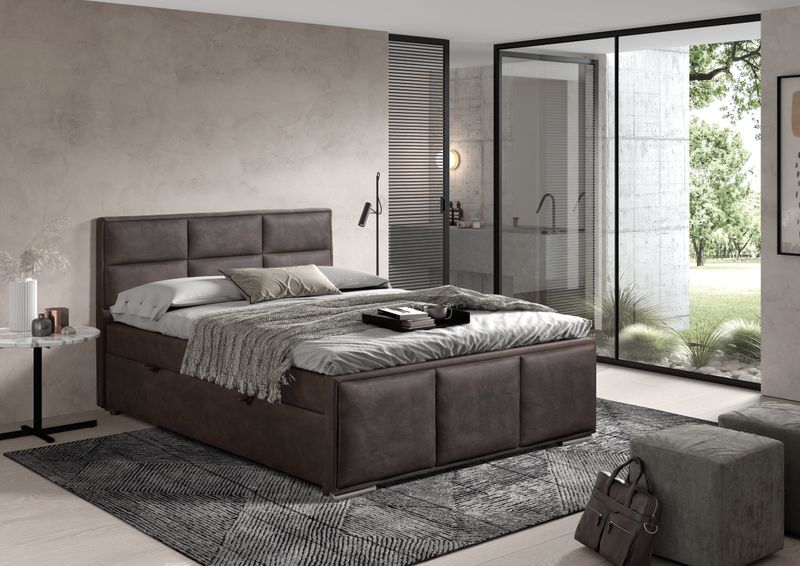 Boxspring Lea (with mattress and storage box)