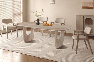 Raga (bois de manguier couleur amande) Table à manger 200x100cm