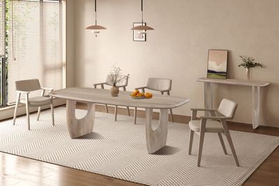 Raga (mango wood almond color) dining table 200x100cm