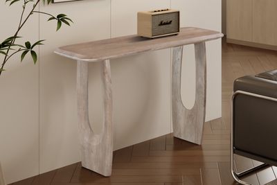 Raga (bois de manguier couleur amande) console 120x40cm