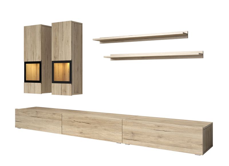 TV Set : Baros (kleur San Remo) 270cm