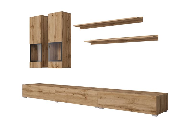 TV Set : Baros (kleur Wotan Eiken) 270cm