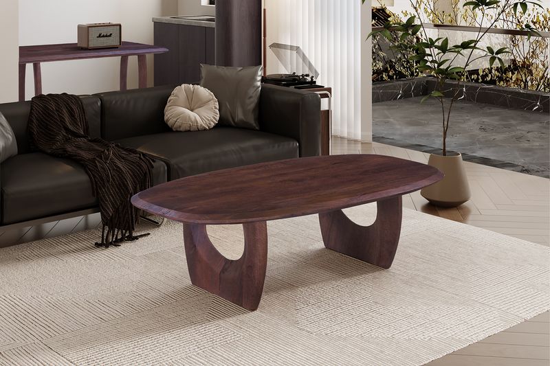 Raga (mango wood dark brown color) coffee table 130x70cm