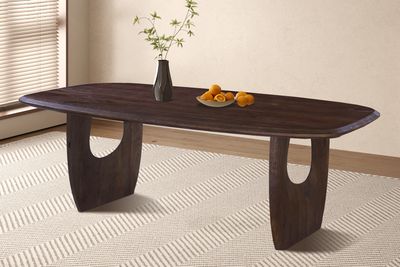 Raga (mango wood dark brown color) dining table 200x100cm