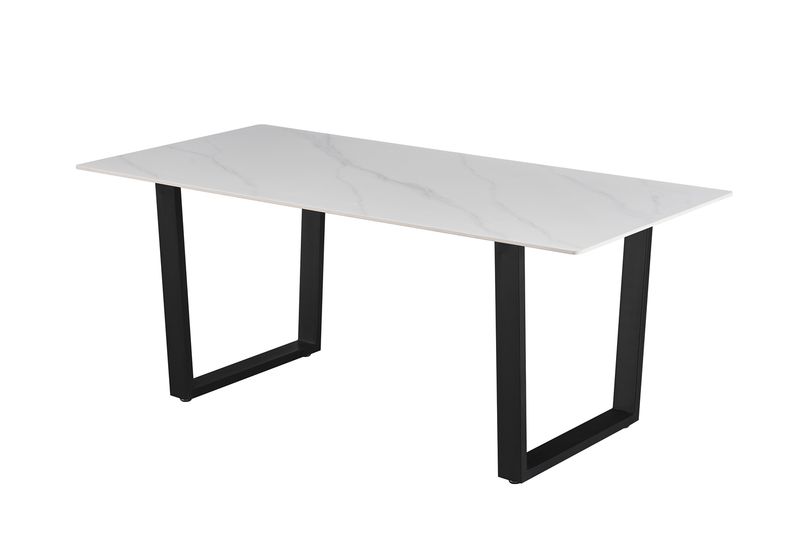 Posei 180x90cm white stone
