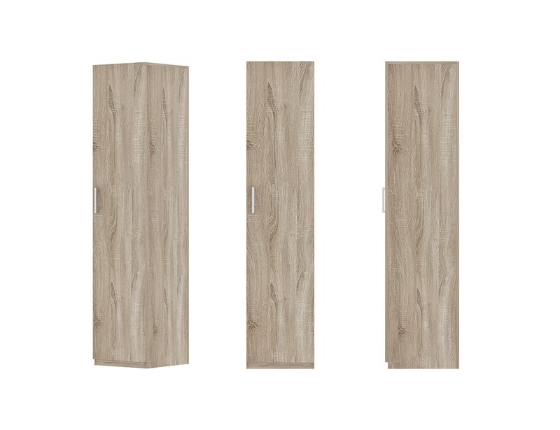 Mikey 1 deur kast met legplanken (40 cm)
